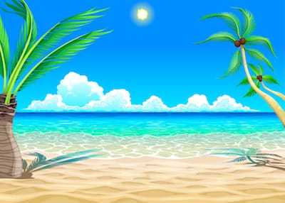 Beach illustration